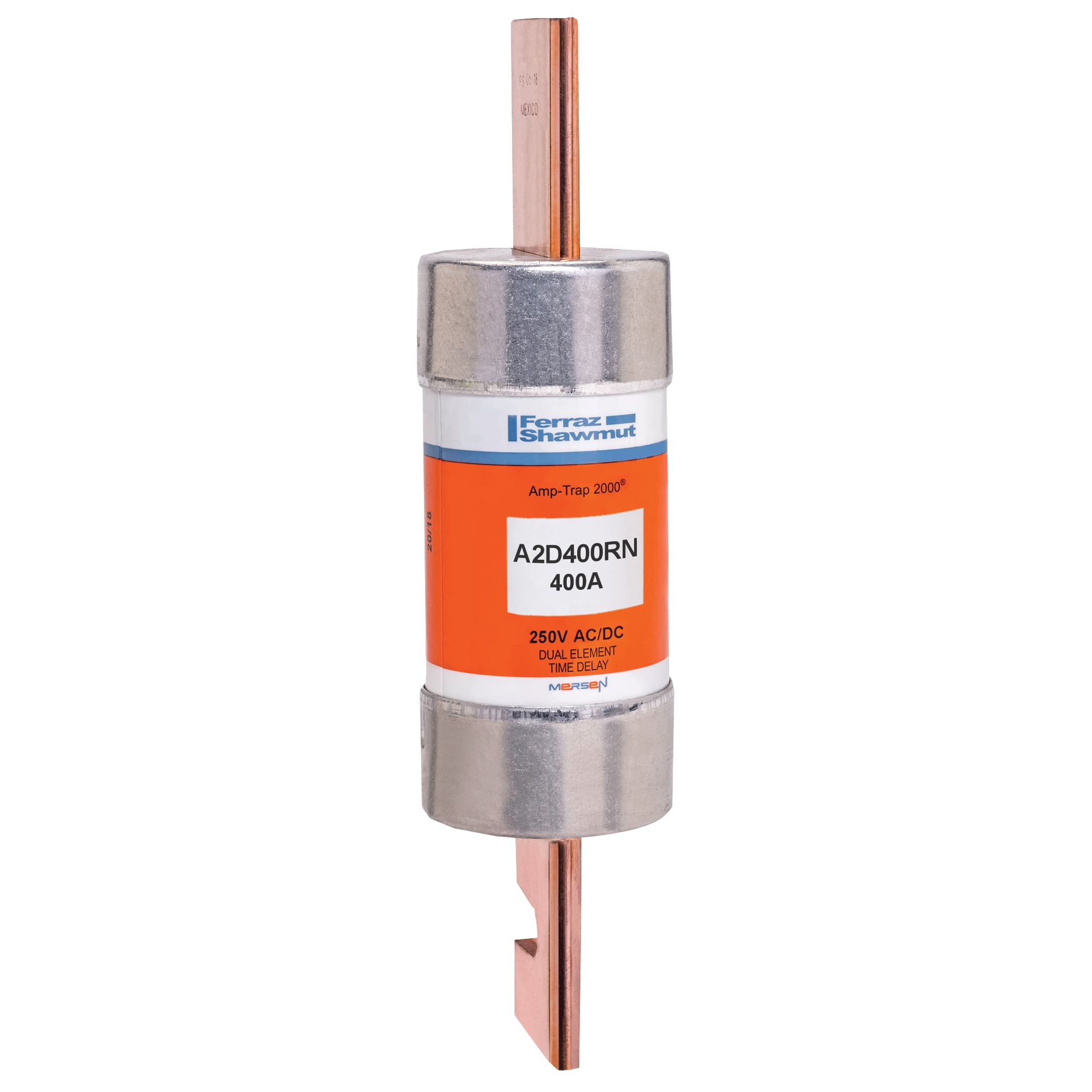 Mersen A2D400RN A2D400RN Mersen - Fuse A2D-R - Class RK1 - Time-Delay 250VAC 250VDC 400A Blade Amp-Trap 2000® Mersen A2D400RN A2D400RN Mersen - Fuse A2D-R - Class RK1 - Time-Delay 250VAC 250VDC 400A Blade Amp-Trap 2000®