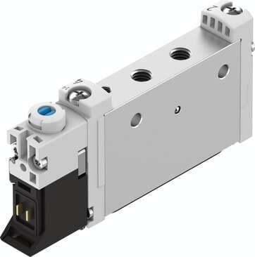 Festo 574351 solenoid valve VUVG-L10-M52-MT-M5-1P3 Valve function: 5/2 monostable, Type of actuation: electrical, Valve size: 10 mm, Standard nominal flow rate: 190 l/min, Operating pressure: 3 - 8 bar Festo 574351 solenoid valve VUVG-L10-M52-MT-M5-1P3 Valve function: 5/2 monostable, Type of actuation: electrical, Valve size: 10 mm, Standard nominal flow rate: 190 l/min, Operating pressure: 3 - 8 bar