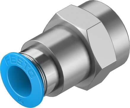 Festo 153029 push-in fitting QSF-3/8-10-B female thread with external hexagon. Size: Standard, Nominal size: 9 mm, Type of seal on screw-in stud: coating, Assembly position: Any, Container size: 10 Festo 153029 push-in fitting QSF-3/8-10-B female thread with external hexagon. Size: Standard, Nominal size: 9 mm, Type of seal on screw-in stud: coating, Assembly position: Any, Container size: 10