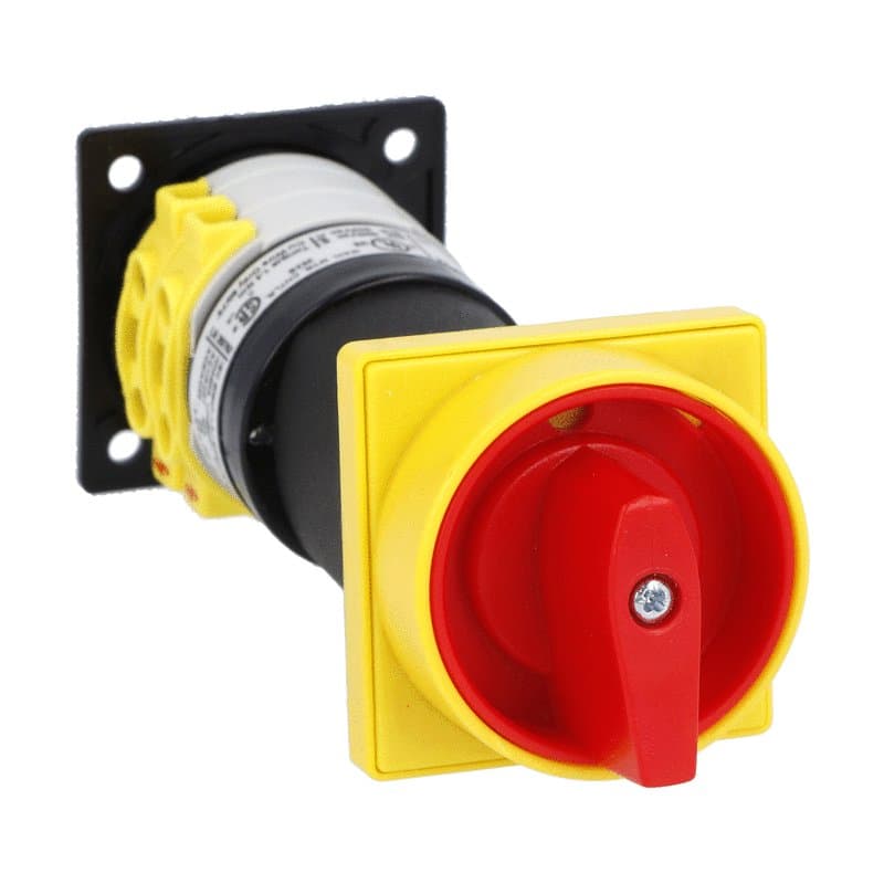 Lovato Electric 7GN1210O98 7GN1210O98 Lovato - Rotary cam switch 7GN series, ON-OFF switch 3 poles 16A, for rear mounting with red/yellow handle padlockable in 0, door coupling and protection covers, front plate 65X65mm Lovato Electric 7GN1210O98 7GN1210O98 Lovato - Rotary cam switch 7GN series, ON-OFF switch 3 poles 16A, for rear mounting with red/yellow handle padlockable in 0, door coupling and protection covers, front plate 65X65mm