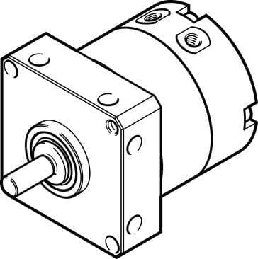 Festo 1563451 semi-rotary drive DSM-T-8-90-P Size: 8, Cushioning angle: 0,5 deg, Swivel angle: 0 - 90 deg, Cushioning: P: Flexible cushioning rings/plates at both ends, Assembly position: Any Festo 1563451 semi-rotary drive DSM-T-8-90-P Size: 8, Cushioning angle: 0,5 deg, Swivel angle: 0 - 90 deg, Cushioning: P: Flexible cushioning rings/plates at both ends, Assembly position: Any