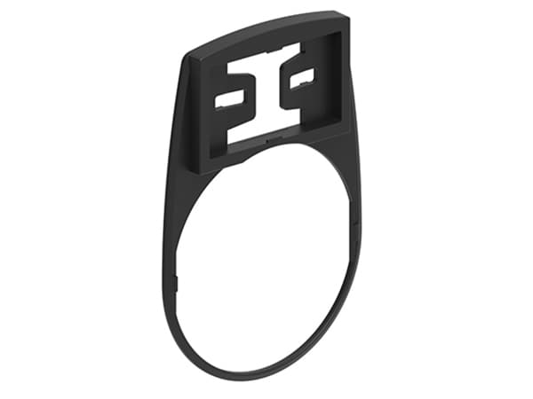 Lovato Electric LPFXAU105 LPFXAU105 Lovato - Black label holder for blank or engraved plastic LPXAU108 labels for dia: 30mm flat metal actuators Lovato Electric LPFXAU105 LPFXAU105 Lovato - Black label holder for blank or engraved plastic LPXAU108 labels for dia: 30mm flat metal actuators