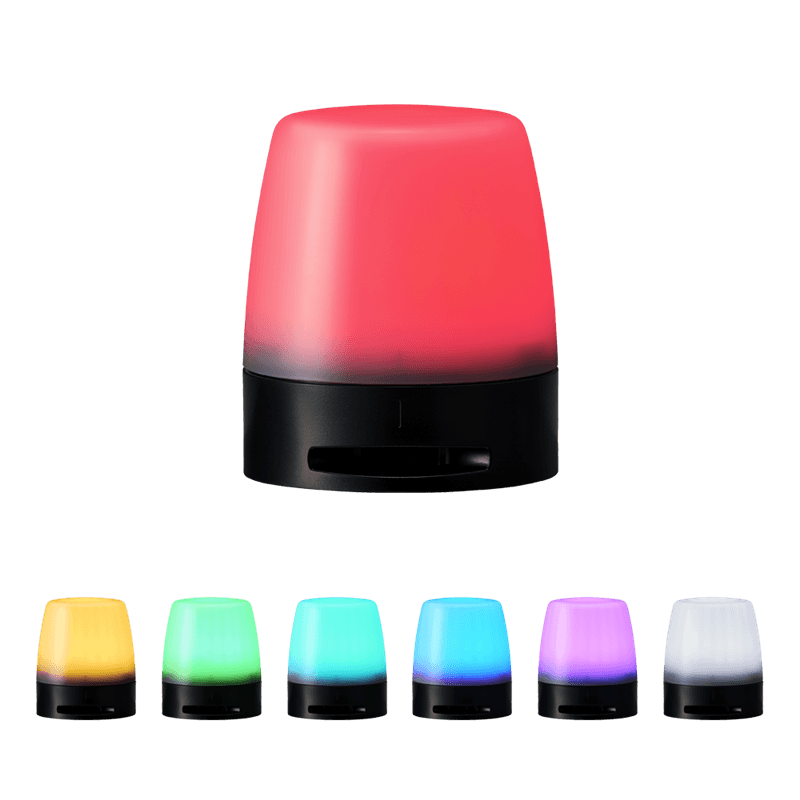 Patlite NE-WN-USB USB Powered Signal Beacon, Flashing/Audible for direct mount with 2-point screw mount, 7-in-one colors (Red, Yellow, Green, Blue, Purple, Light Blue, White) Patlite NE-WN-USB USB Powered Signal Beacon, Flashing/Audible for direct mount with 2-point screw mount, 7-in-one colors (Red, Yellow, Green, Blue, Purple, Light Blue, White)