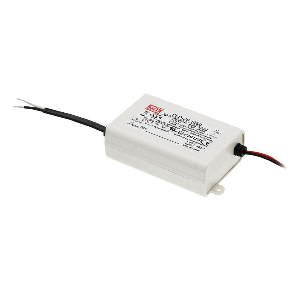 MEAN WELL PLD-25-350 AC-DC Single output LED driver Constant Current (CC); Input 90-295Vac; Output 0.35A at 40-58Vdc MEAN WELL PLD-25-350 AC-DC Single output LED driver Constant Current (CC); Input 90-295Vac; Output 0.35A at 40-58Vdc
