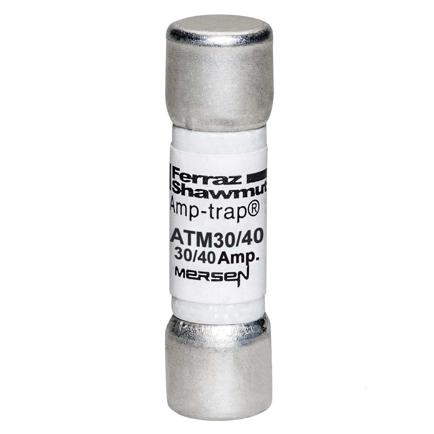 Mersen ATM30/40 ATM30/40 Mersen - Fuse ATM - Midget - Fast-Acting 600VAC 30A Ferrule Amp-Trap® Mersen ATM30/40 ATM30/40 Mersen - Fuse ATM - Midget - Fast-Acting 600VAC 30A Ferrule Amp-Trap®