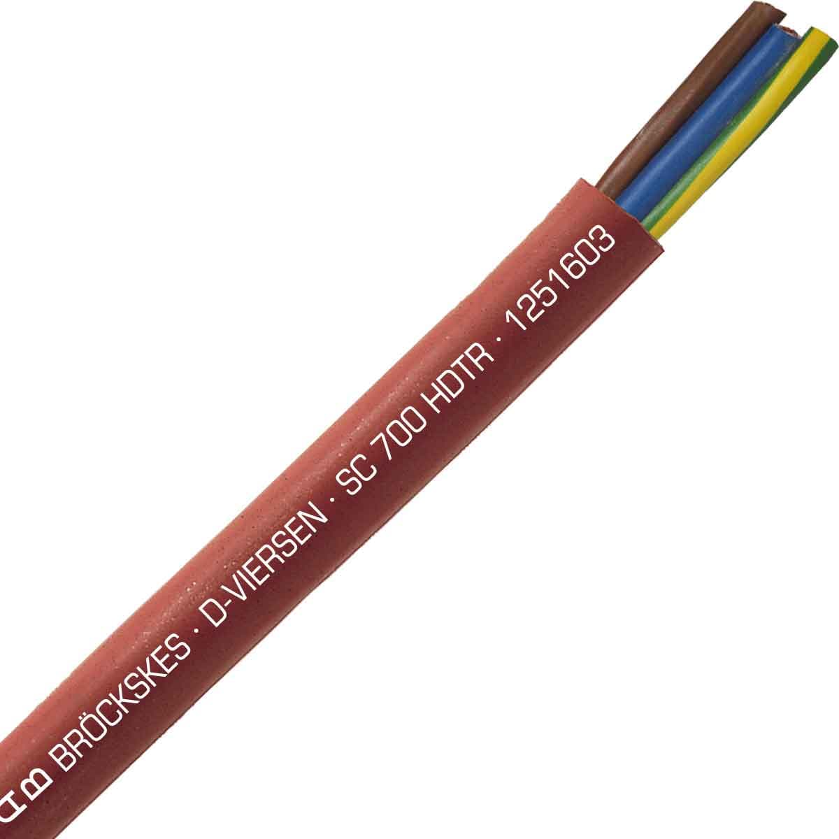 SAB 1251603 SC 700 HDTR - 16 AWG/3c, halogen-free high temperature silicone cable, UL, CSA, CE, RoHS SAB 1251603 SC 700 HDTR - 16 AWG/3c, halogen-free high temperature silicone cable, UL, CSA, CE, RoHS