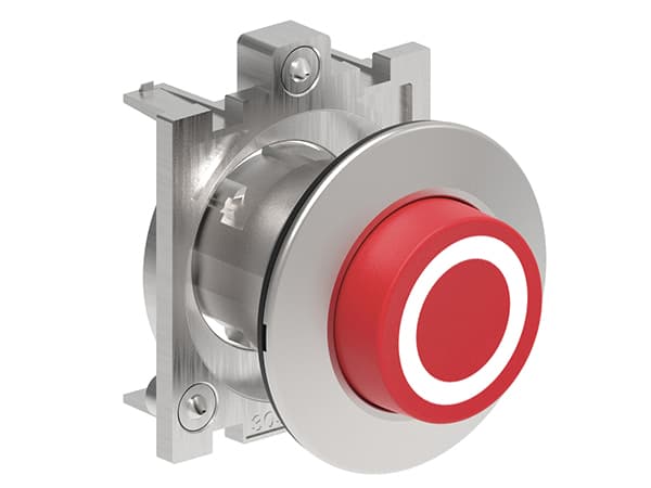 Lovato Electric LPFB2104 LPFB2104 Lovato - Pushbutton actuator, spring return, with symbol dia: 30mm Platinum series flat metal, extended, 0/Red Lovato Electric LPFB2104 LPFB2104 Lovato - Pushbutton actuator, spring return, with symbol dia: 30mm Platinum series flat metal, extended, 0/Red
