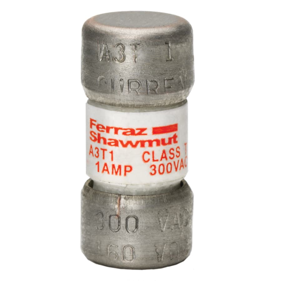 Mersen A3T1 A3T1 Mersen - Fuse A3T - Class T - Fast-Acting 300VAC 160VDC 1A Ferrule Amp-Trap® Mersen A3T1 A3T1 Mersen - Fuse A3T - Class T - Fast-Acting 300VAC 160VDC 1A Ferrule Amp-Trap®