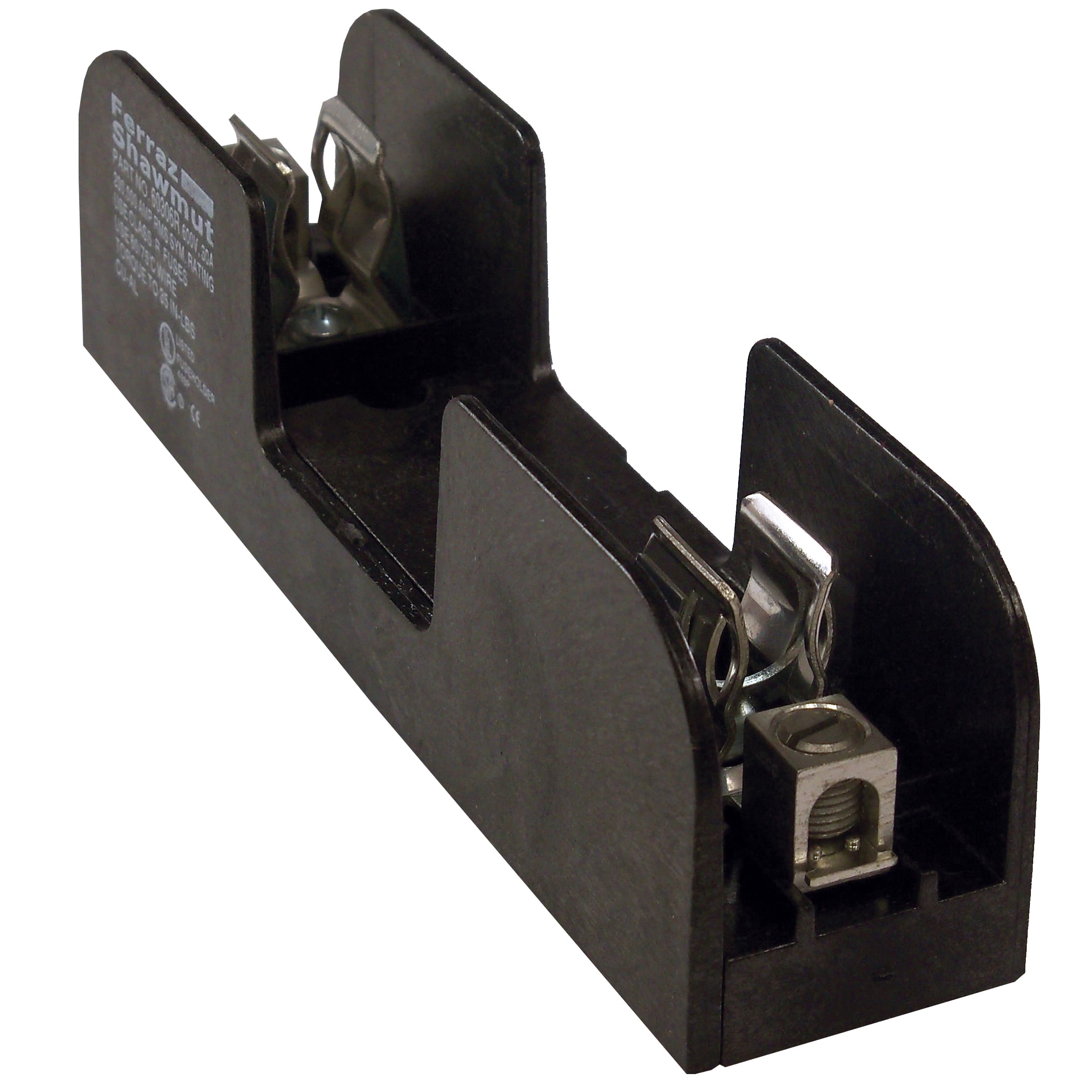 Mersen 60306R 60306R Mersen - Fuse Block 600VAC 600VDC Class R 30A 1-Pole Box with Reinforced Clip Mersen 60306R 60306R Mersen - Fuse Block 600VAC 600VDC Class R 30A 1-Pole Box with Reinforced Clip