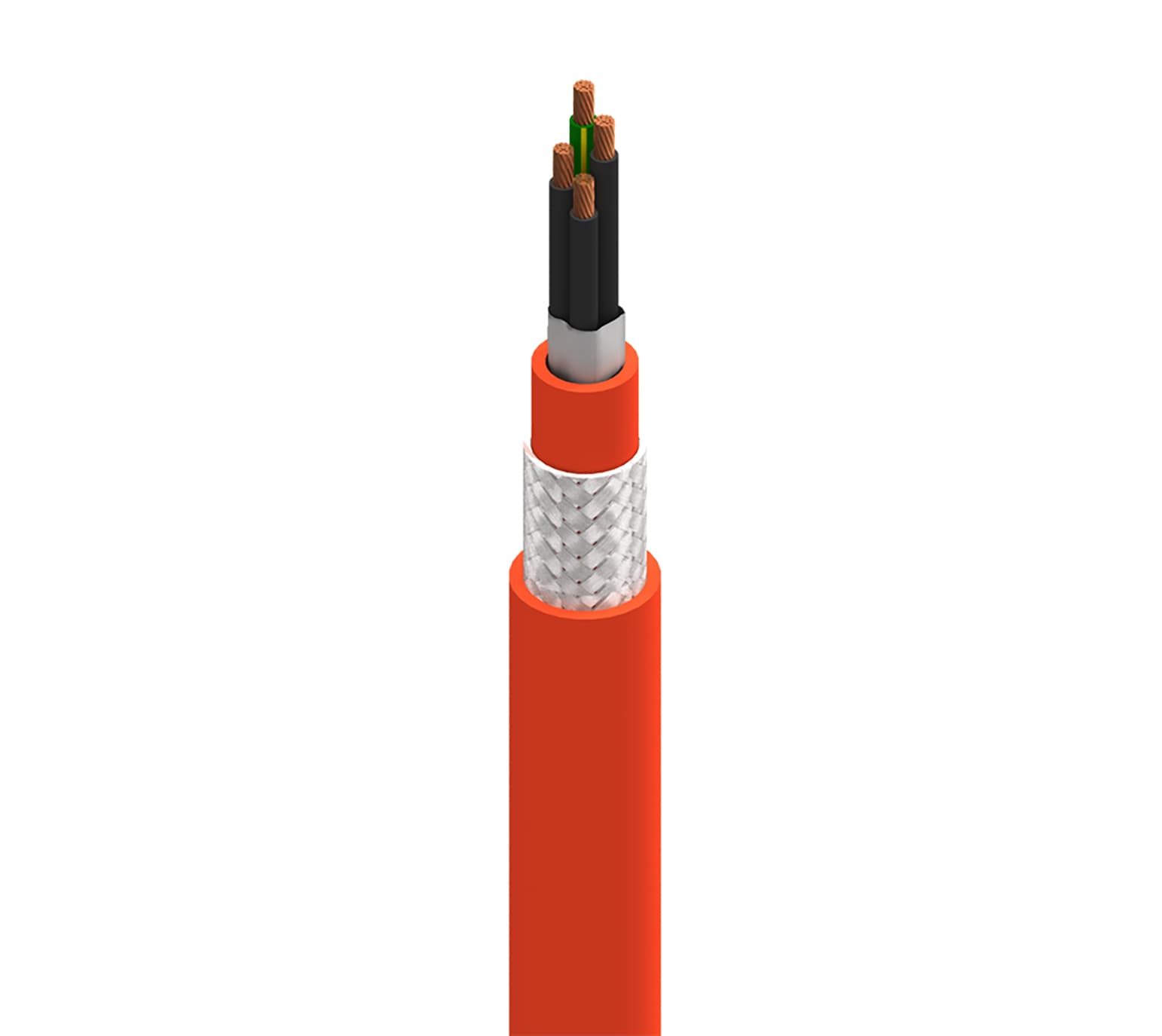 Belden 7111WS 0035000 MachFlex™ for High Flex, 3+1G Conductor 18AWG (105x38) Bare Copper, PVC-NYL Insulation, TPE Inner Jacket, TPE Outer Jacket, 1000V WTTC, 600V TC-ER, Orange, Reel, 5,000 ft Belden 7111WS 0035000 MachFlex™ for High Flex, 3+1G Conductor 18AWG (105x38) Bare Copper, PVC-NYL Insulation, TPE Inner Jacket, TPE Outer Jacket, 1000V WTTC, 600V TC-ER, Orange, Reel, 5,000 ft