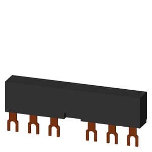 Siemens 3RV1915-2AB 3-phase busbars Modular spacing 55 mm for 2 switches and accessories Fork shape connections Siemens 3RV1915-2AB 3-phase busbars Modular spacing 55 mm for 2 switches and accessories Fork shape connections