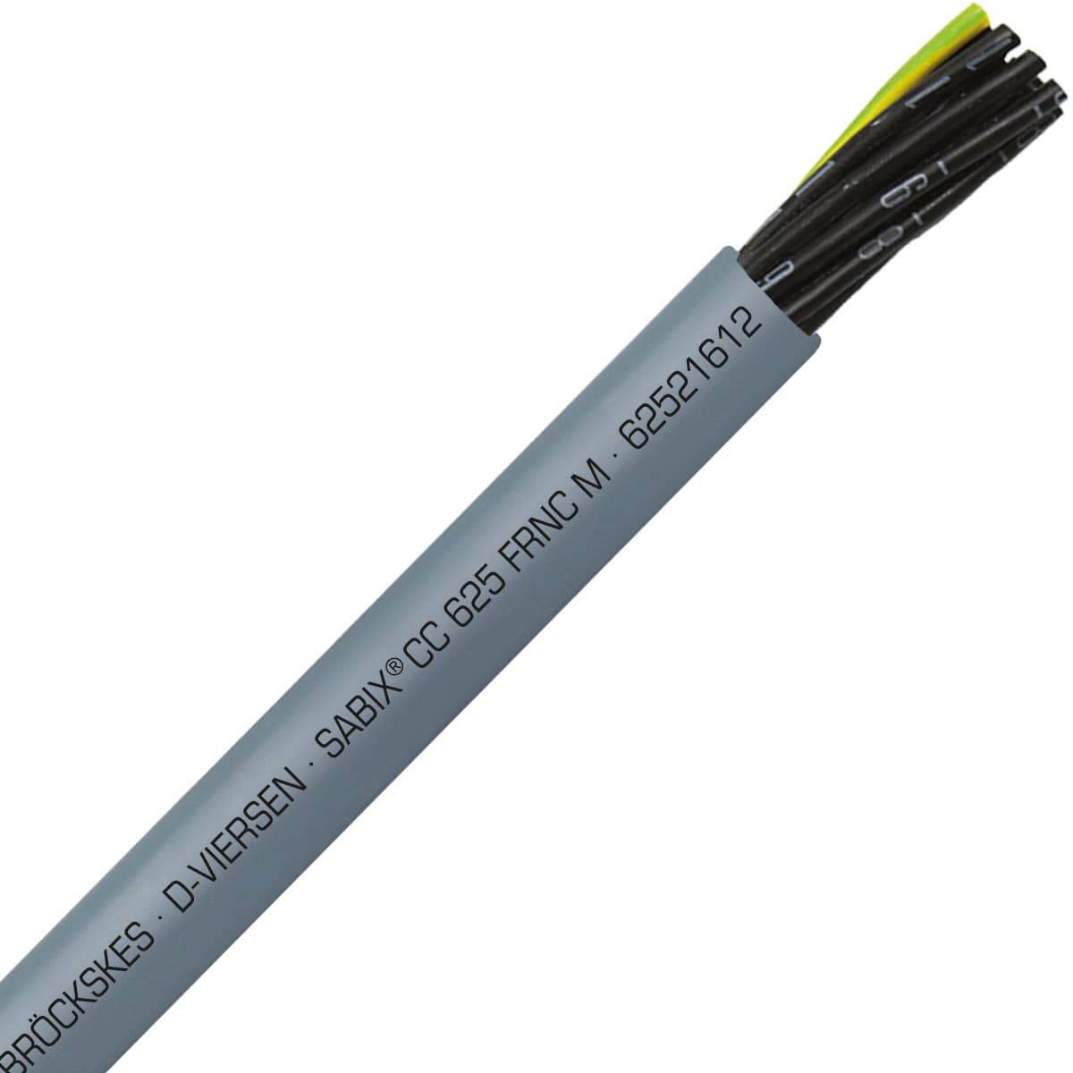 SAB 62521612 SABIX CC 625 FRNC M - 16 AWG/12c, halogen-free flame retardant flexible control cable, UL, CSA, CE, RoHS SAB 62521612 SABIX CC 625 FRNC M - 16 AWG/12c, halogen-free flame retardant flexible control cable, UL, CSA, CE, RoHS