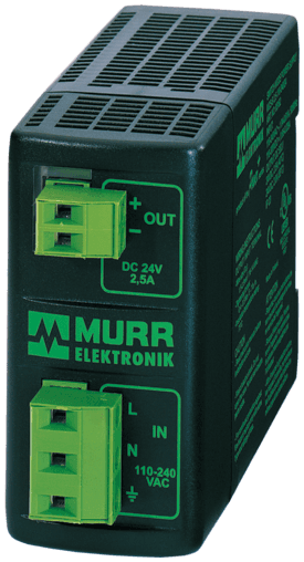 Murr Elektronik 85162 85162 Murrelektronik - MCS-B POWER SUPPLY 1-PHASE, IN: 95-265VAC OUT: 24V/2,5ADC Murr Elektronik 85162 85162 Murrelektronik - MCS-B POWER SUPPLY 1-PHASE, IN: 95-265VAC OUT: 24V/2,5ADC