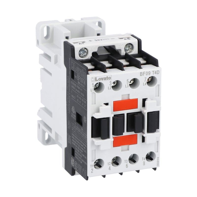 Lovato Electric BF09T4D125 BF09T4D125 Lovato - Four-pole contactor, IEC operating current Ith (AC1) = 25A, DC coil, 125VDC Lovato Electric BF09T4D125 BF09T4D125 Lovato - Four-pole contactor, IEC operating current Ith (AC1) = 25A, DC coil, 125VDC
