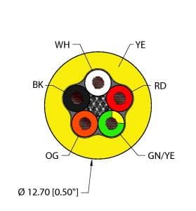 Turck YEL,TPE,5X16,SEOOW YEL,TPE,5X16,SEOOW Turck - YEL,TPE,5X16,SEOOW Flexible Service Cable, Reelfast™ Bulk Cable Turck YEL,TPE,5X16,SEOOW YEL,TPE,5X16,SEOOW Turck - YEL,TPE,5X16,SEOOW Flexible Service Cable, Reelfast™ Bulk Cable