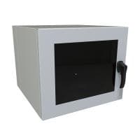 Hammond Manufacturing EN4DH202424WLG 10U 24W 24D N4/12 Eclipse Swing-Out Wall Mount Cabinet w/ Window Door Hammond Manufacturing EN4DH202424WLG 10U 24W 24D N4/12 Eclipse Swing-Out Wall Mount Cabinet w/ Window Door