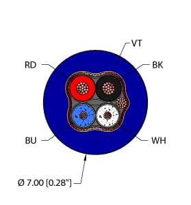 VIO,TPU,1STPX22+1STPX24,S-DB,AWM,DN,HF Part Image. Manufactured by Turck.