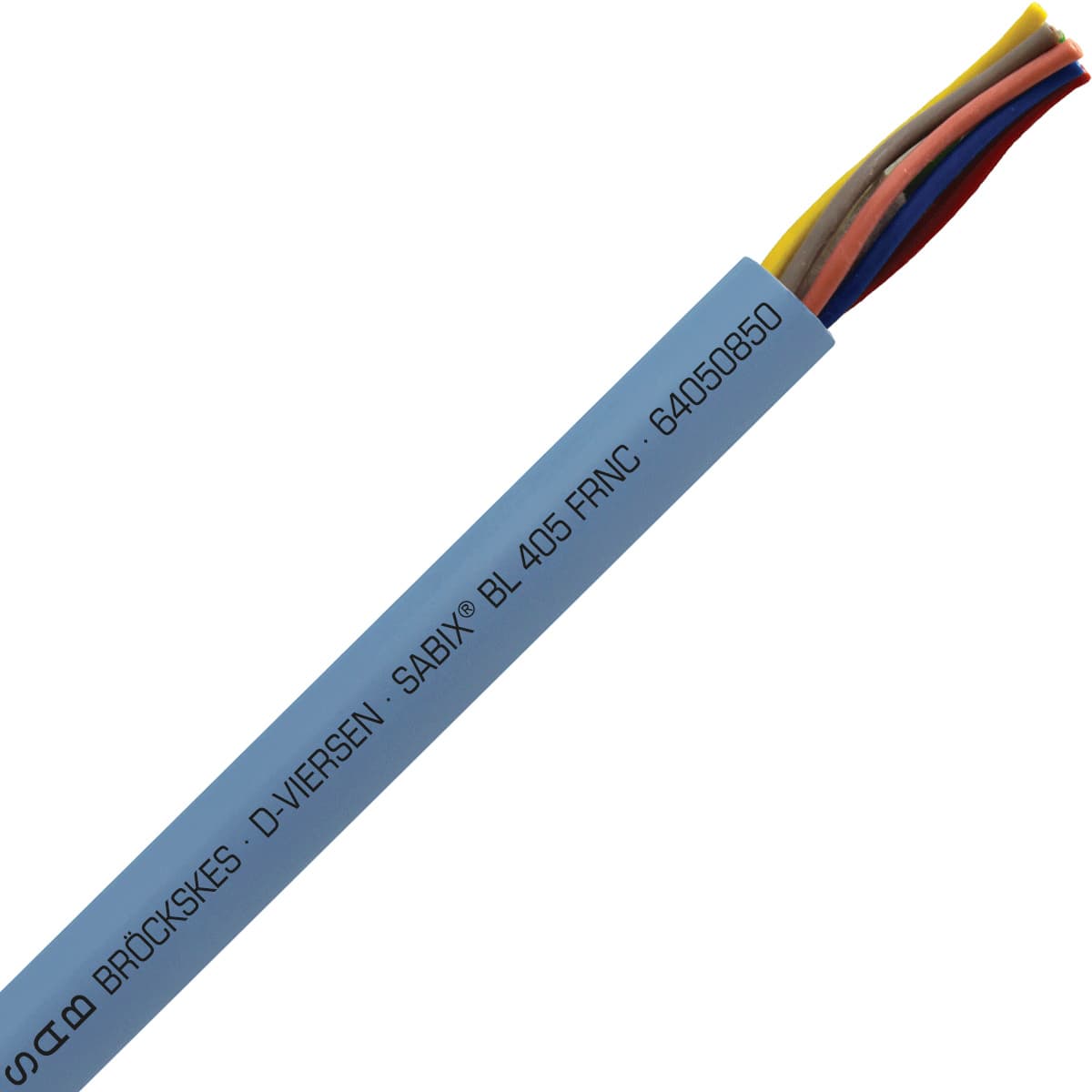 SAB 64050850 SABIX BL 405 FRNC - 20 AWG/8c, halogen-free flame retardant flexible data cable, DNV-GL, CE, RoHS SAB 64050850 SABIX BL 405 FRNC - 20 AWG/8c, halogen-free flame retardant flexible data cable, DNV-GL, CE, RoHS