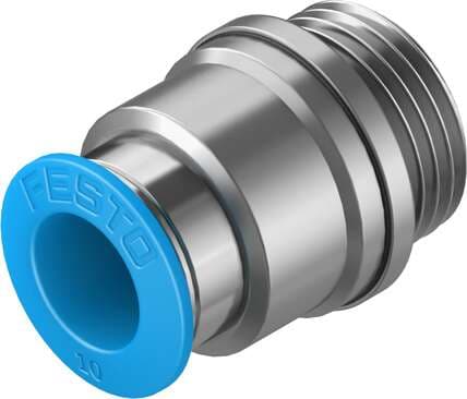 Festo 186113 push-in fitting QS-G3/8-10-I male thread with internal hexagon socket. Size: Standard, Nominal size: 7,3 mm, Type of seal on screw-in stud: Sealing ring, Assembly position: Any, Container size: 10 Festo 186113 push-in fitting QS-G3/8-10-I male thread with internal hexagon socket. Size: Standard, Nominal size: 7,3 mm, Type of seal on screw-in stud: Sealing ring, Assembly position: Any, Container size: 10