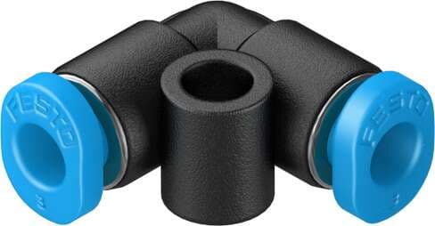 Festo 153343 push-in L-connector QSML-3 Size: Mini, Nominal size: 1,7 mm, Assembly position: Any, Container size: 10, Design structure: Push/pull principle Festo 153343 push-in L-connector QSML-3 Size: Mini, Nominal size: 1,7 mm, Assembly position: Any, Container size: 10, Design structure: Push/pull principle