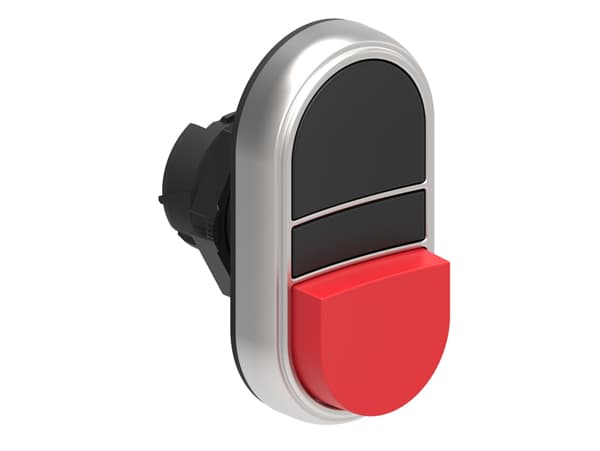 Lovato Electric LPCB7212 LPCB7212 Lovato - Double-touch actuator, spring return dia: 22mm Platinum series chromed plastic, 1 extended and 1 flush pushbuttons. Both spring return, Black - Red Lovato Electric LPCB7212 LPCB7212 Lovato - Double-touch actuator, spring return dia: 22mm Platinum series chromed plastic, 1 extended and 1 flush pushbuttons. Both spring return, Black - Red