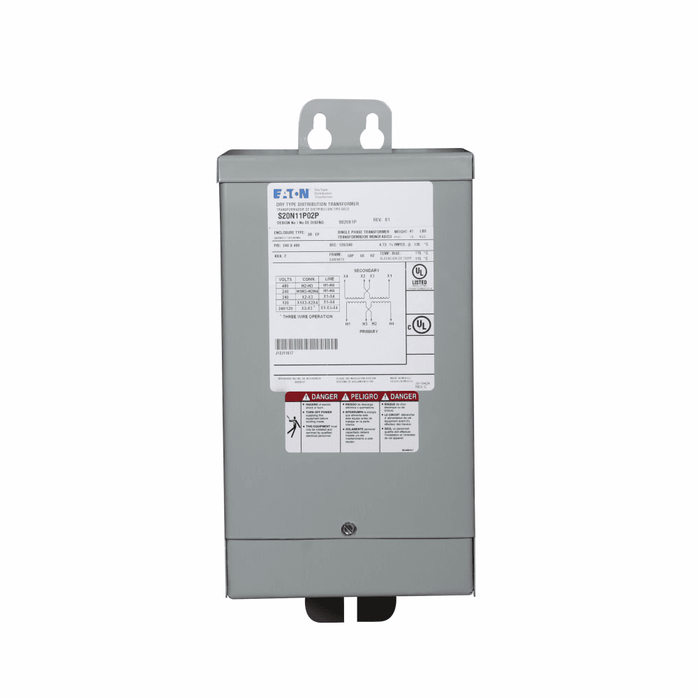 Eaton S29N11S16N S29N11S16N Eaton - Eaton General purpose encapsulated transformer, EP, aluminum, NEMA 3R, 67, 60 Hz, single-phase, 208 V, 120/240 V, NONE, 115 °C rise, 1.5 KVA, indoor-outdoor, 26A Eaton S29N11S16N S29N11S16N Eaton - Eaton General purpose encapsulated transformer, EP, aluminum, NEMA 3R, 67, 60 Hz, single-phase, 208 V, 120/240 V, NONE, 115 °C rise, 1.5 KVA, indoor-outdoor, 26A