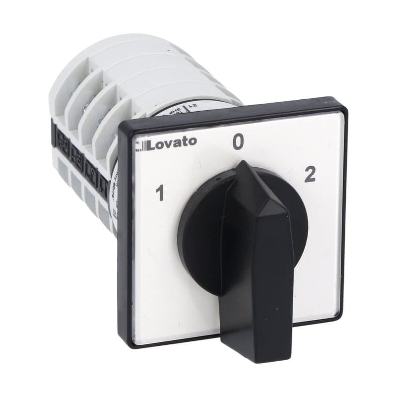 Lovato Electric 7GN1275U 7GN1275U Lovato - Rotary cam switch 7GN series, changeover switch 4 poles 16A, for front mounting with black handle, front plate 90X90mm Lovato Electric 7GN1275U 7GN1275U Lovato - Rotary cam switch 7GN series, changeover switch 4 poles 16A, for front mounting with black handle, front plate 90X90mm