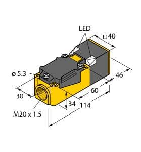 Turck NI50U-CP40-VP4X2 NI50U-CP40-VP4X2 Turck - NI50U-CP40-VP4X2 Inductive Sensor, With Extended Switching Distance Turck NI50U-CP40-VP4X2 NI50U-CP40-VP4X2 Turck - NI50U-CP40-VP4X2 Inductive Sensor, With Extended Switching Distance