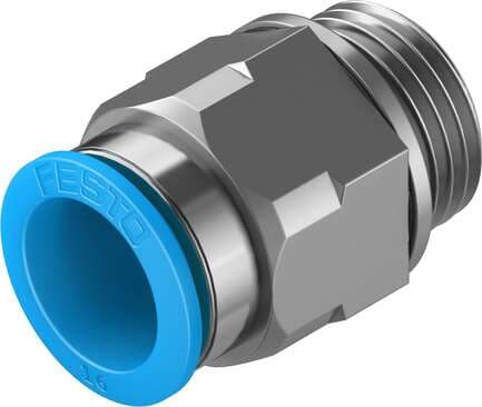 Festo 186105 push-in fitting QS-G1/2-16 male thread with external hexagon. Size: Standard, Nominal size: 13 mm, Type of seal on screw-in stud: Sealing ring, Assembly position: Any, Container size: 1 Festo 186105 push-in fitting QS-G1/2-16 male thread with external hexagon. Size: Standard, Nominal size: 13 mm, Type of seal on screw-in stud: Sealing ring, Assembly position: Any, Container size: 1