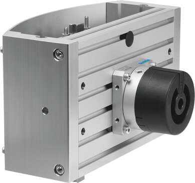 Festo 533600 handling module HSP-12-AP-SD with semi-rotary drive and protective cover. Size: 12, Y stroke: 52 - 68 mm, Z stroke: 20 - 30 mm, Z stroke, working stroke: 15 mm, Cushioning: (* CC: Shock absorber at both ends, * Soft characteristic) Festo 533600 handling module HSP-12-AP-SD with semi-rotary drive and protective cover. Size: 12, Y stroke: 52 - 68 mm, Z stroke: 20 - 30 mm, Z stroke, working stroke: 15 mm, Cushioning: (* CC: Shock absorber at both ends, * Soft characteristic)
