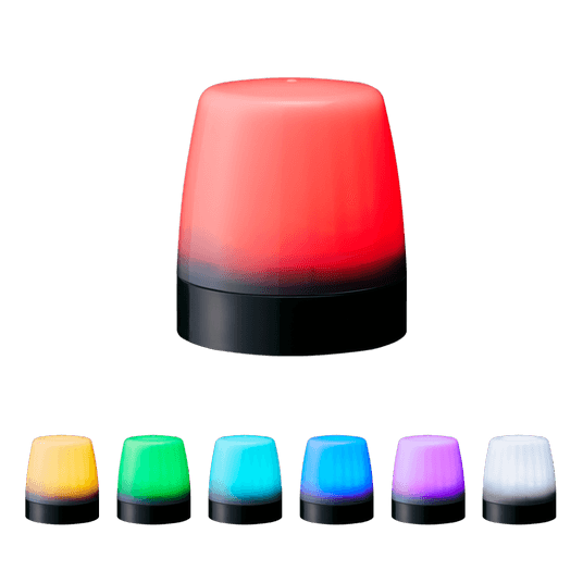 Patlite NE-M1ANN-M NE-A with 7-in-one colors (Red, Yellow, Green, Blue, Purple, Light Blue, White), Continuous or flashing, Black base Patlite NE-M1ANN-M NE-A with 7-in-one colors (Red, Yellow, Green, Blue, Purple, Light Blue, White), Continuous or flashing, Black base
