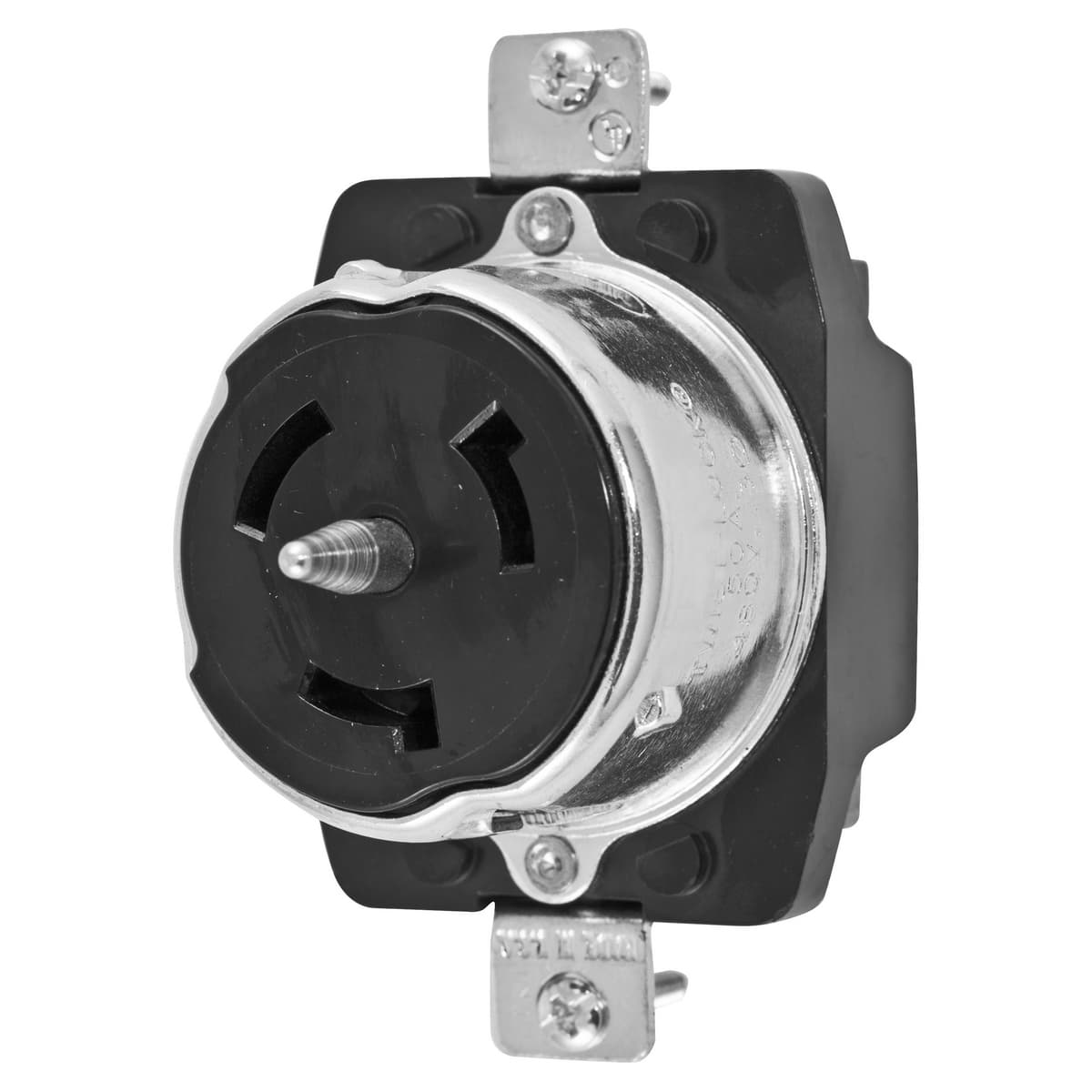 Hubbell CS8169A Locking Devices, Industrial, Receptacle, 50A 3-Phase Delta 480V AC, 3-Pole 4-Wire Grounding, Non-NEMA, Screw Terminal, Black ; Thermoset construction offers high heat resistance ; Armored housing provides superior impact resistance ; One piece contacts p Hubbell CS8169A Locking Devices, Industrial, Receptacle, 50A 3-Phase Delta 480V AC, 3-Pole 4-Wire Grounding, Non-NEMA, Screw Terminal, Black ; Thermoset construction offers high heat resistance ; Armored housing provides superior impact resistance ; One piece contacts p