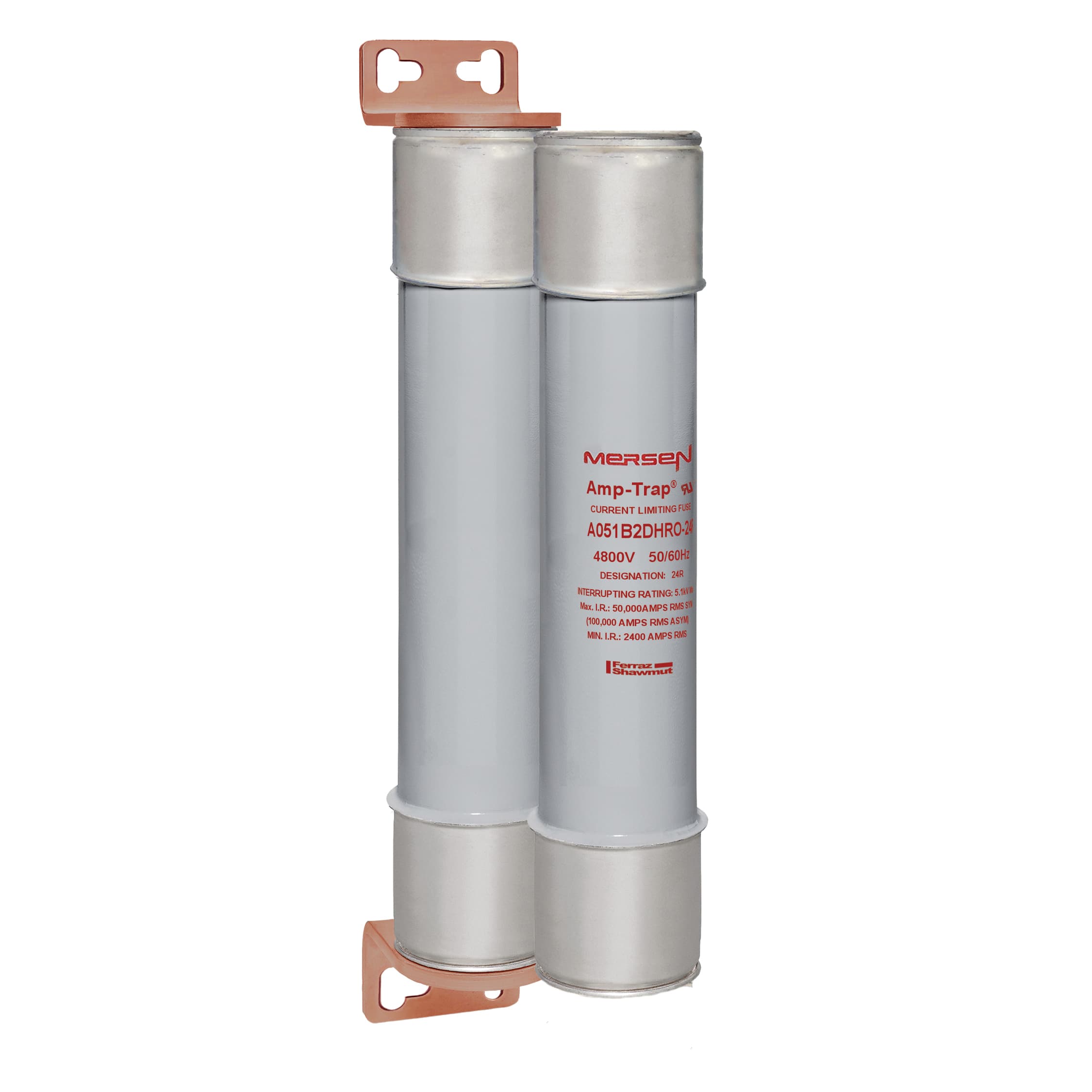 Mersen A051B2DHR0-24R A051B2DHR0-24R Mersen - Back-Up R-Rated Medium Voltage Fuse 5080VAC 24R Mounting: Bolted Style: DHR0 Visual Indicator Amp-Trap® Mersen A051B2DHR0-24R A051B2DHR0-24R Mersen - Back-Up R-Rated Medium Voltage Fuse 5080VAC 24R Mounting: Bolted Style: DHR0 Visual Indicator Amp-Trap®