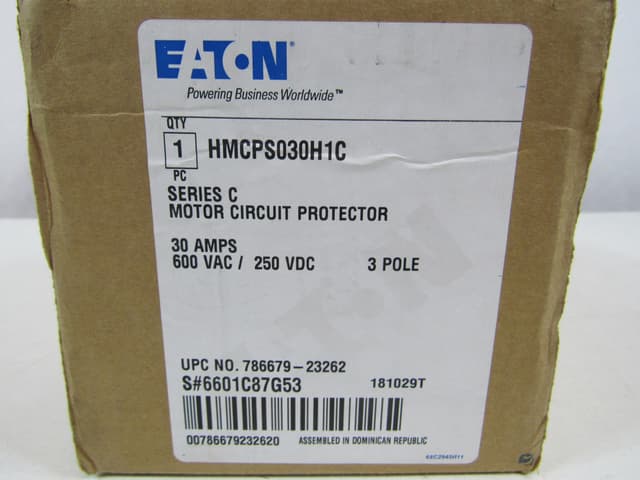 HMCPS030H1C Part Image. Manufactured by Eaton.