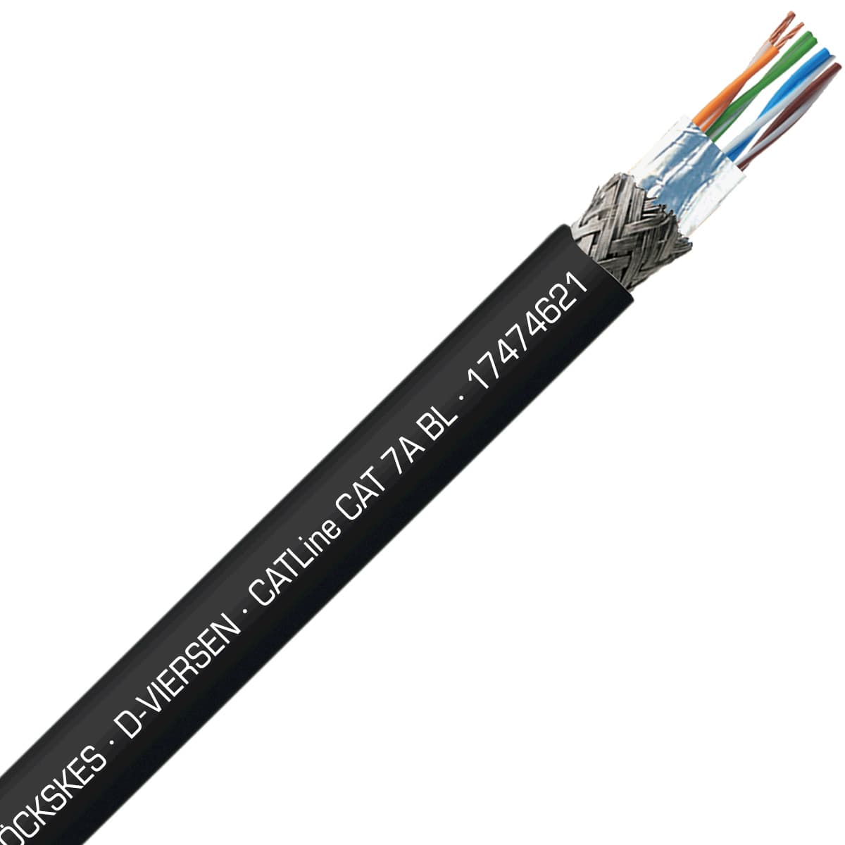 SAB 17474621 CATLine CAT 7A BL - 24 AWG/4pr, shielded halogen-free CAT 7A ethernet cable for Shipboard applications, UL, ABS, CE, RoHS SAB 17474621 CATLine CAT 7A BL - 24 AWG/4pr, shielded halogen-free CAT 7A ethernet cable for Shipboard applications, UL, ABS, CE, RoHS