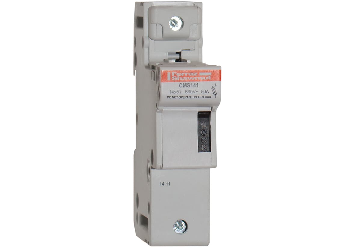 Mersen A331016 A331016 Mersen - Fuse Holder Modulostar® Size 14x51 IEC 690VAC 690VDC 1-Pole IP20 Mersen A331016 A331016 Mersen - Fuse Holder Modulostar® Size 14x51 IEC 690VAC 690VDC 1-Pole IP20
