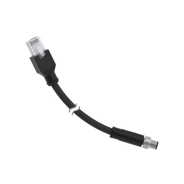 BCD-M8M-RJ45-BK-33.5 Part Image. Manufactured by Banner.