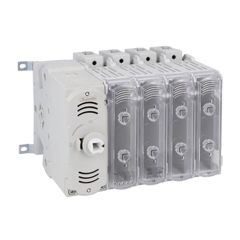 Lovato Electric GEF0063NT4 GEF0063NT4 Lovato - Four-pole switch disconnector, with NH fuse holder, 63A Lovato Electric GEF0063NT4 GEF0063NT4 Lovato - Four-pole switch disconnector, with NH fuse holder, 63A