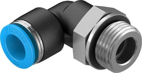 Festo 186125 push-in L-fitting QSL-G1/2-12 360° orientable, male thread with external hexagon. Size: Standard, Nominal size: 10,3 mm, Type of seal on screw-in stud: Sealing ring, Assembly position: Any, Container size: 1 Festo 186125 push-in L-fitting QSL-G1/2-12 360° orientable, male thread with external hexagon. Size: Standard, Nominal size: 10,3 mm, Type of seal on screw-in stud: Sealing ring, Assembly position: Any, Container size: 1
