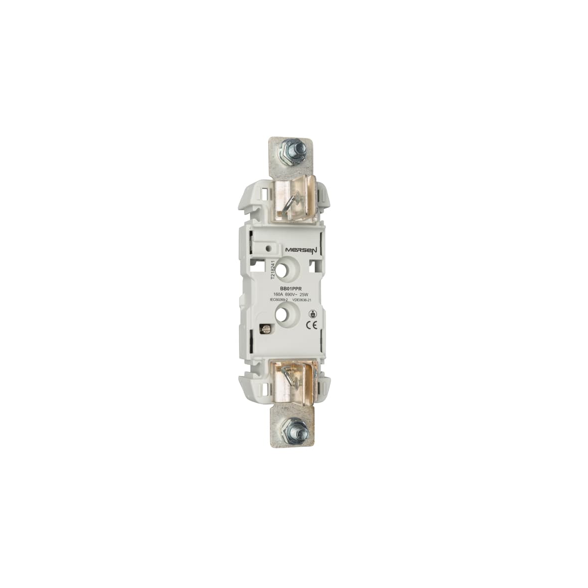 Mersen T218241 T218241 Mersen - NH plastic base Size NH0 1000VAC 1000VDC 160A 1-Pole DIN Rail Connection Screw PP Type Mersen T218241 T218241 Mersen - NH plastic base Size NH0 1000VAC 1000VDC 160A 1-Pole DIN Rail Connection Screw PP Type