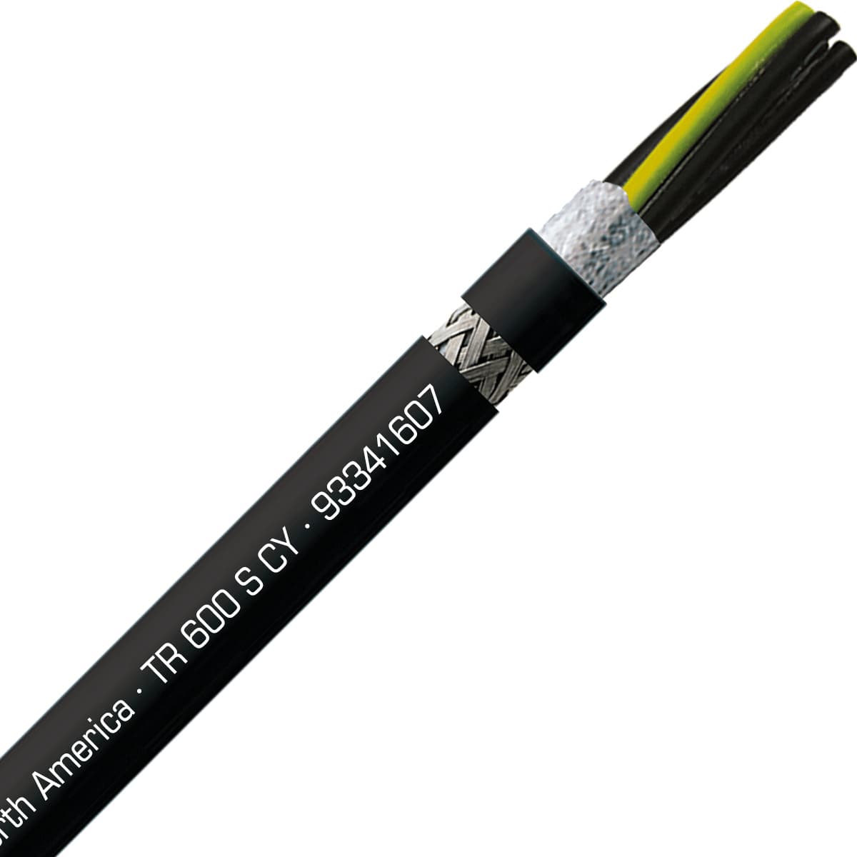 SAB 93341607 TR 600 S CY - 16 AWG/7c, shielded oil resistant flexible exposed run tray cable,UL, CSA, WTTC, CE RoHS SAB 93341607 TR 600 S CY - 16 AWG/7c, shielded oil resistant flexible exposed run tray cable,UL, CSA, WTTC, CE RoHS