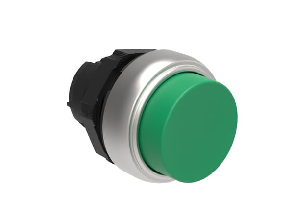 Lovato Electric LPCB203 LPCB203 Lovato - Pushbutton actuator, spring return dia: 22mm Platinum series chromed plastic, extended, green Lovato Electric LPCB203 LPCB203 Lovato - Pushbutton actuator, spring return dia: 22mm Platinum series chromed plastic, extended, green