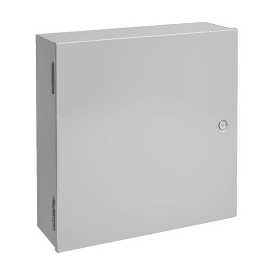 Hoffman A24N24BLP Medium Hinged-Cover, Type 1, 24.00x24.00x8.62, Gray, Steel Hoffman A24N24BLP Medium Hinged-Cover, Type 1, 24.00x24.00x8.62, Gray, Steel