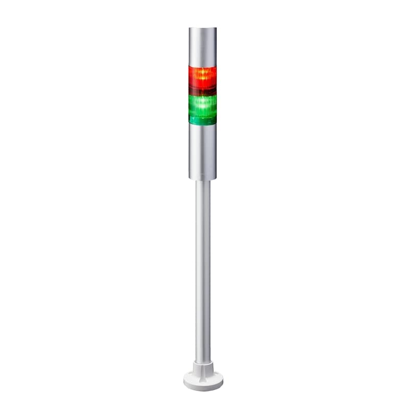 Patlite LR4-202PJBU-RG 40mm diameter UL CE IP65 24V DC, Pole Mount/3.3m Cable, Flashing/Buzzer, Silver, Red/Green Module Patlite LR4-202PJBU-RG 40mm diameter UL CE IP65 24V DC, Pole Mount/3.3m Cable, Flashing/Buzzer, Silver, Red/Green Module