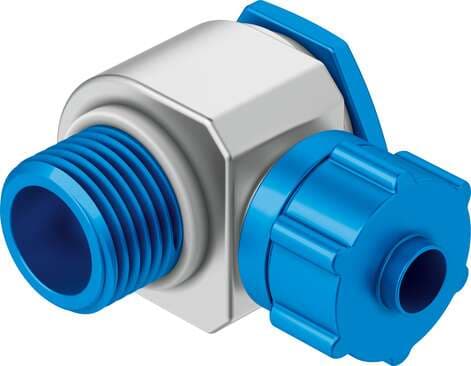 Festo 6260 elbow quick connector LCK-1/8-PK-6-KU Rotatable with sealing rim, polymer design. Nominal size: 5,3 mm, Type of seal on screw-in stud: Sealing edge, Assembly position: Any, Operating pressure complete temperature range: 0 - 16 bar, Ambient temperature: -1 Festo 6260 elbow quick connector LCK-1/8-PK-6-KU Rotatable with sealing rim, polymer design. Nominal size: 5,3 mm, Type of seal on screw-in stud: Sealing edge, Assembly position: Any, Operating pressure complete temperature range: 0 - 16 bar, Ambient temperature: -1
