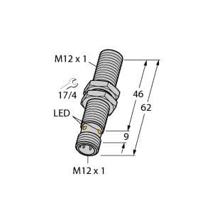 BI2U-MT12E-AD4X-H1144 Part Image. Manufactured by Turck.