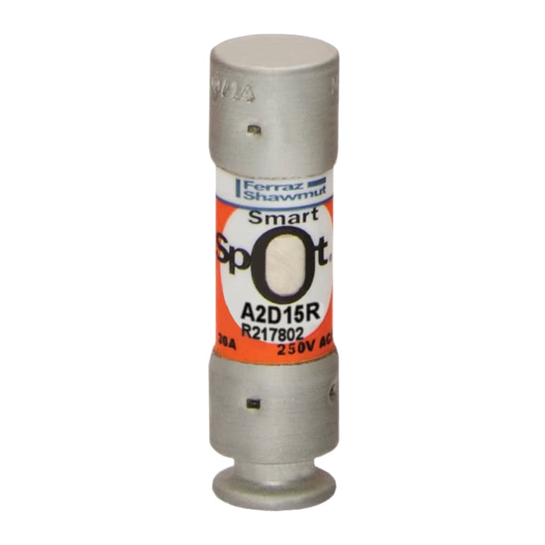 Mersen A2D15R A2D15R Mersen - Fuse A2D-R - Class RK1 - Time-Delay 250VAC 250VDC 15A Ferrule SmartSpot® Amp-Trap 2000® Mersen A2D15R A2D15R Mersen - Fuse A2D-R - Class RK1 - Time-Delay 250VAC 250VDC 15A Ferrule SmartSpot® Amp-Trap 2000®