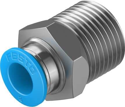 Festo 153006 push-in fitting QS-3/8-8 male thread with external hexagon. Size: Standard, Nominal size: 7 mm, Type of seal on screw-in stud: coating, Assembly position: Any, Container size: 10 Festo 153006 push-in fitting QS-3/8-8 male thread with external hexagon. Size: Standard, Nominal size: 7 mm, Type of seal on screw-in stud: coating, Assembly position: Any, Container size: 10
