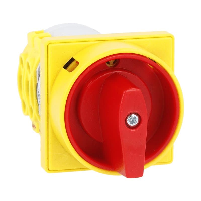 Lovato Electric 7GN2091U65 7GN2091U65 Lovato - Rotary cam switch 7GN series, ON-OFF switch 2 poles 20A, for front mounting with red/yellow handle padlockable in 0 and protection covers, front plate 65X65mm Lovato Electric 7GN2091U65 7GN2091U65 Lovato - Rotary cam switch 7GN series, ON-OFF switch 2 poles 20A, for front mounting with red/yellow handle padlockable in 0 and protection covers, front plate 65X65mm