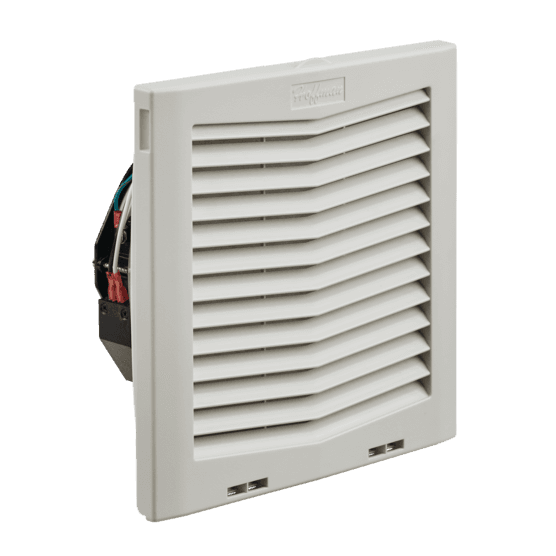 Hoffman HF1026514 HF10 Side-Mount Filter Fan, 230V, 103 CFM, Lt Gray Hoffman HF1026514 HF10 Side-Mount Filter Fan, 230V, 103 CFM, Lt Gray